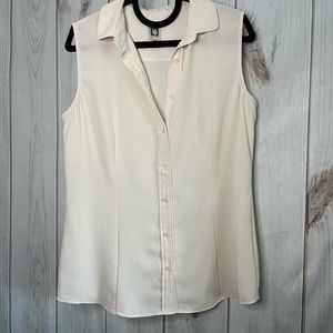 F8 Anne Klein Size 12 Blouse cream